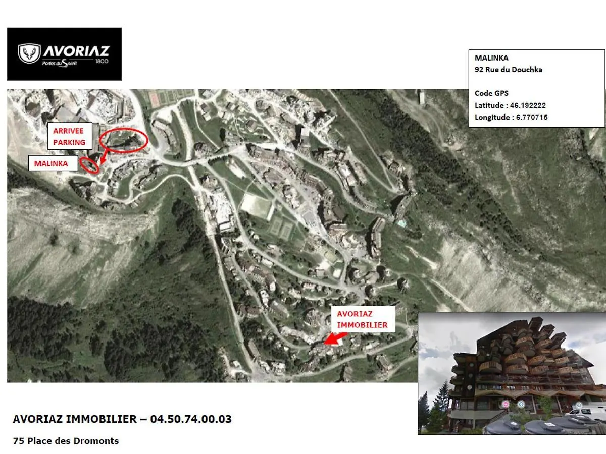 Avoriaz: Appart Renove 4 Pers, Proche Pistes, Wifi, Casier A Skis - Fr-1-633-32 Fransa